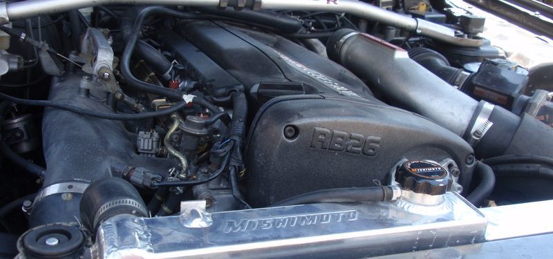 Mishimoto R33/R34 Nissan Skyline (NON R34 GTR) Manual Aluminum Radiator - BLOX Racing
