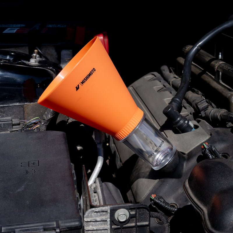 Mishimoto Screw On Oil Funnel Full Kit - BLOX Racing