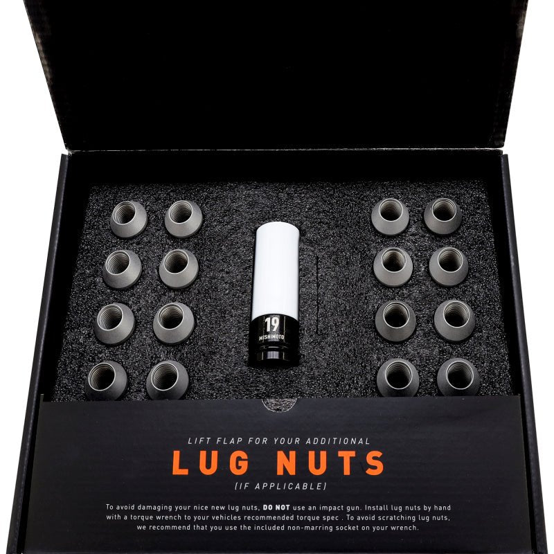 Mishimoto Steel Locking Lug Nuts M14x1.5 20pc Set Silver - BLOX Racing