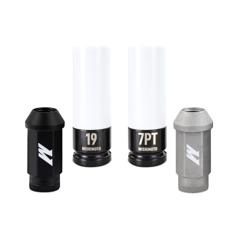 Mishimoto Steel Locking Lug Nuts M14x1.5 20pc Set Silver - BLOX Racing