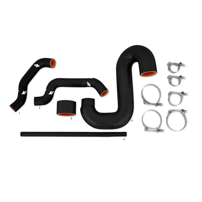 Mishimoto Subaru 02-07 WRX/04-07 STi Top-Mount Intercooler Kit - Powder Coated Black & Black Hoses - BLOX Racing