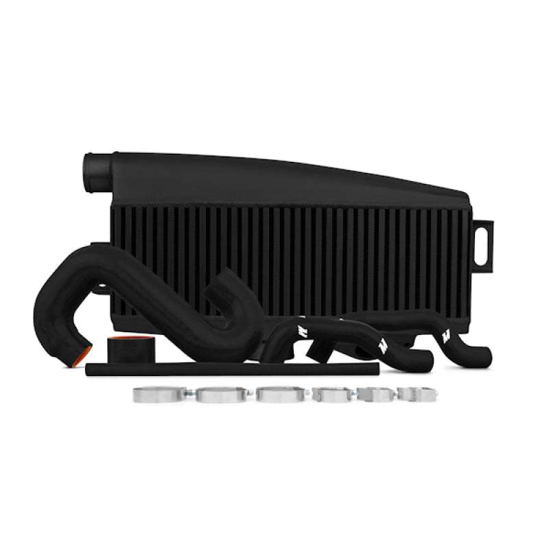 Mishimoto Subaru 02-07 WRX/04-07 STi Top-Mount Intercooler Kit - Powder Coated Black & Black Hoses - BLOX Racing