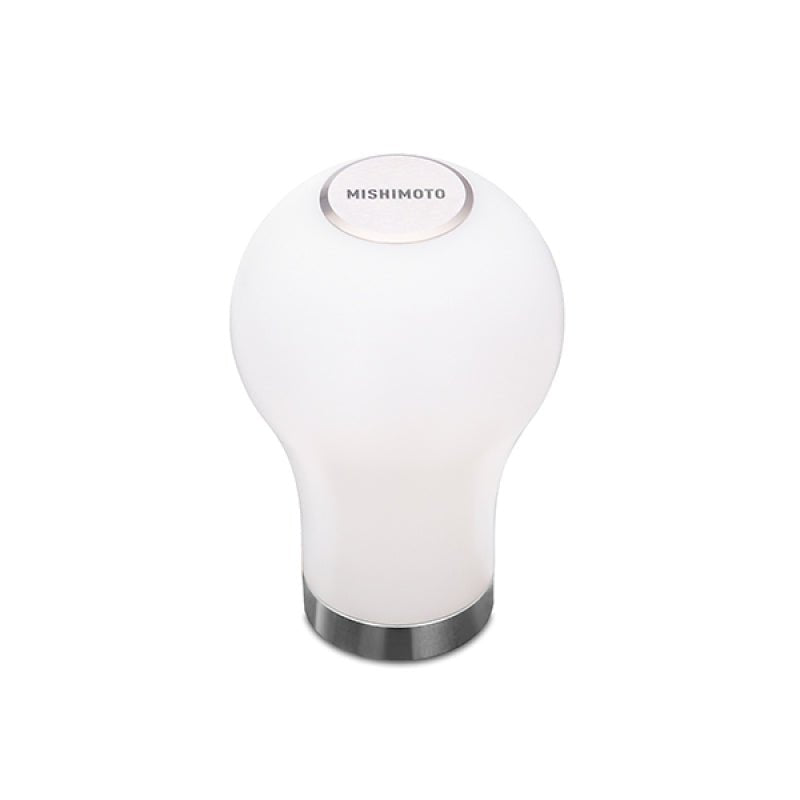 Mishimoto Teardrop Shift Knob - White - BLOX Racing