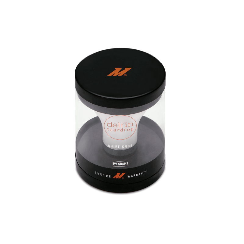 Mishimoto Teardrop Shift Knob - White - BLOX Racing