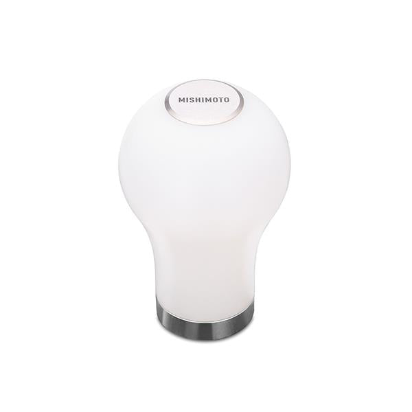 Mishimoto Teardrop Shift Knob - White - BLOX Racing