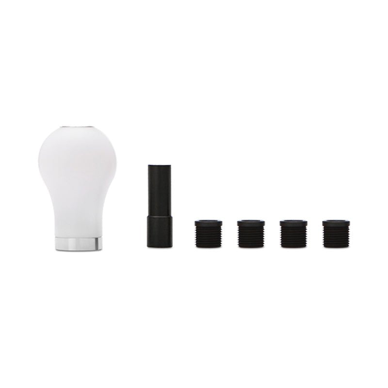 Mishimoto Teardrop Shift Knob - White - BLOX Racing