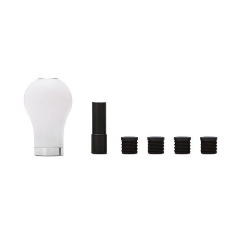 Mishimoto Teardrop Shift Knob - White - BLOX Racing