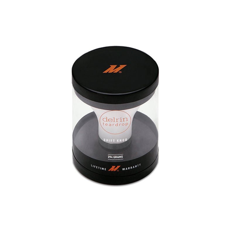 Mishimoto Teardrop Shift Knob - White - BLOX Racing