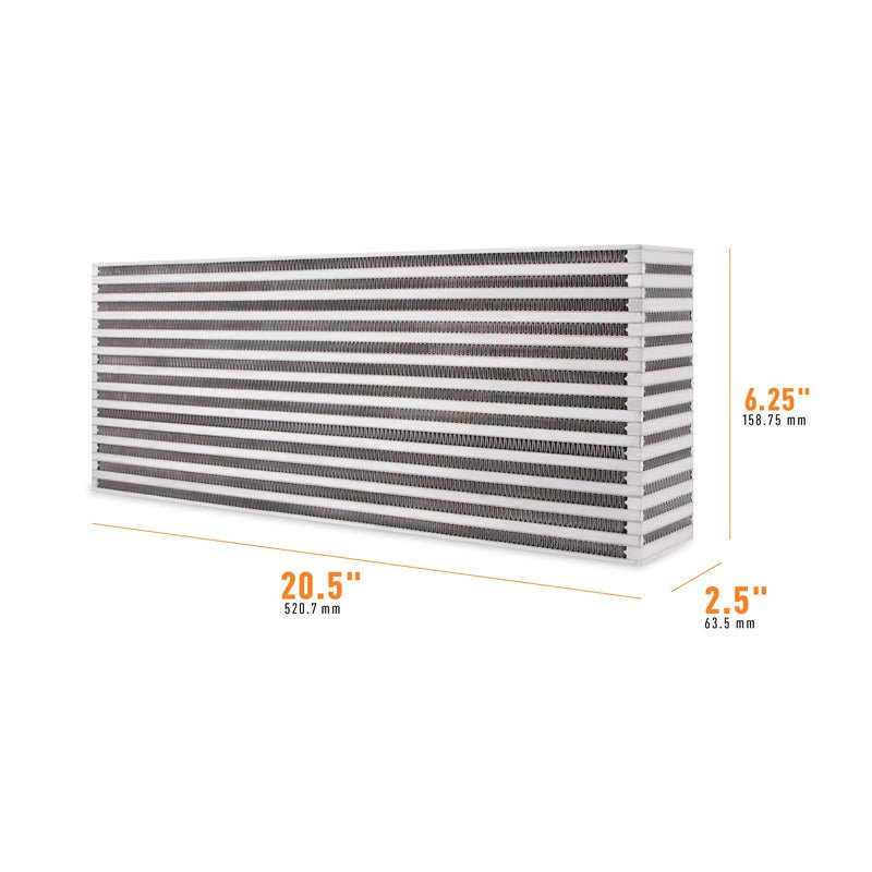 Mishimoto Universal Air-to-Air Intercooler Core - 20.5in / 6.25in / 2.5in - BLOX Racing