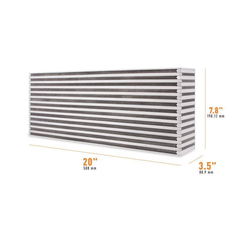 Mishimoto Universal Air-to-Air Intercooler Core - 20in / 7.8in / 3.5in - BLOX Racing