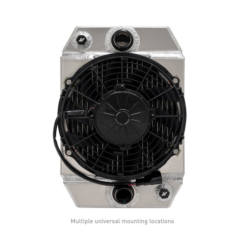 Mishimoto Universal Drag Race Performance Aluminum Radiator - Natural - BLOX Racing