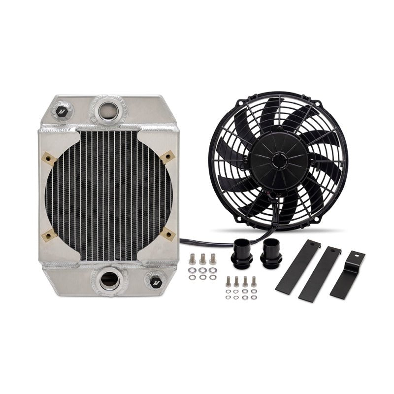Mishimoto Universal Drag Race Performance Aluminum Radiator - Natural - BLOX Racing