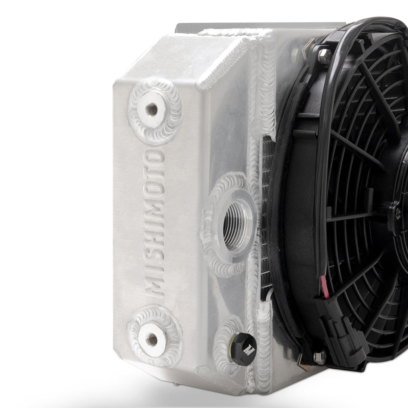 Mishimoto Universal Drag Race Performance Aluminum Radiator - Natural - BLOX Racing