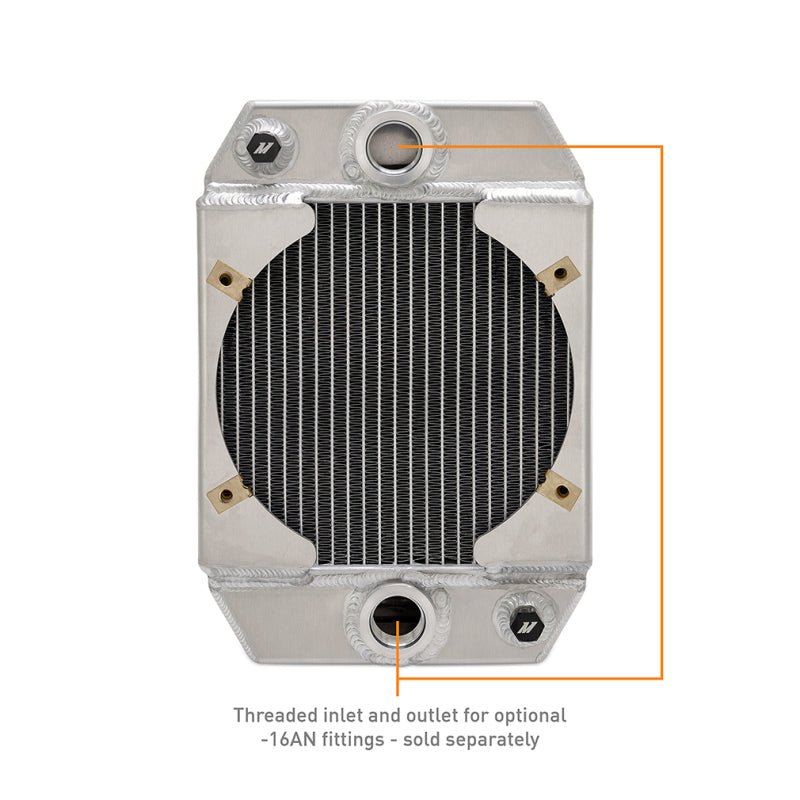 Mishimoto Universal Drag Race Performance Aluminum Radiator - Natural - BLOX Racing