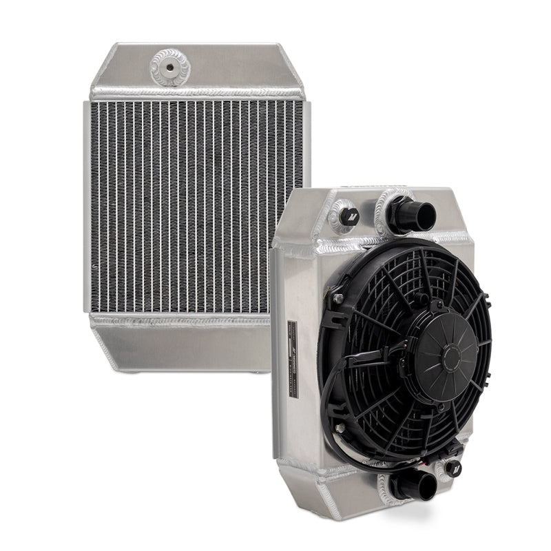 Mishimoto Universal Drag Race Performance Aluminum Radiator - Natural - BLOX Racing