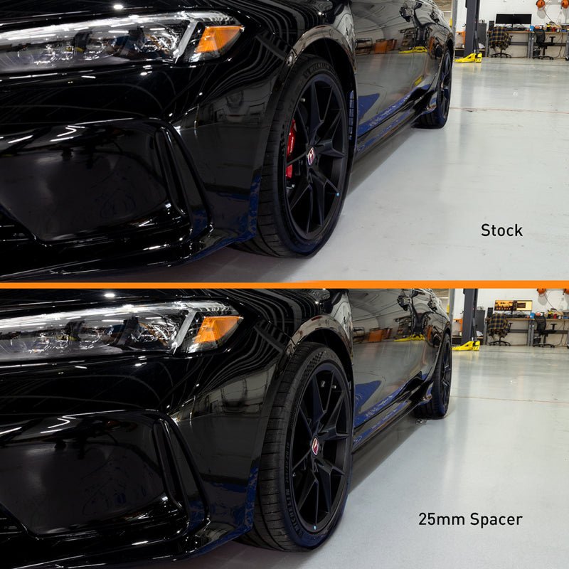 Mishimoto Wheel Spacers - 5x120 - 64.1 CB - M14 x1.5 - 10mm - BK - BLOX Racing