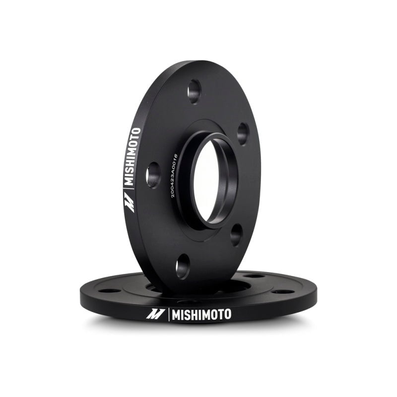 Mishimoto Wheel Spacers - 5x120 - 64.1 CB - M14 x1.5 - 10mm - BK - BLOX Racing
