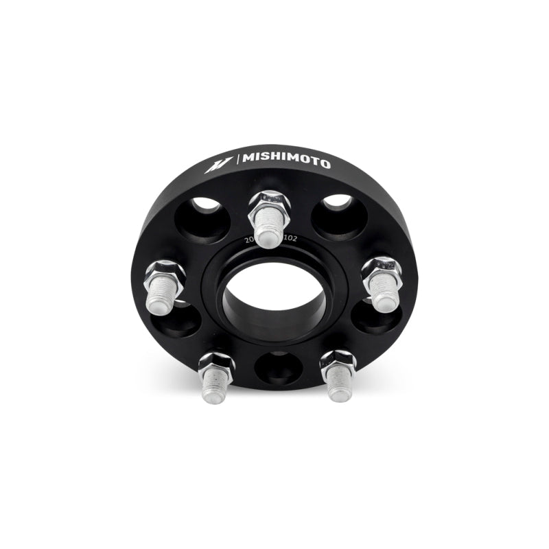 Mishimoto Wheel Spacers - 5x120 - 64.1 CB - M14 x1.5 - 25mm - BK - BLOX Racing