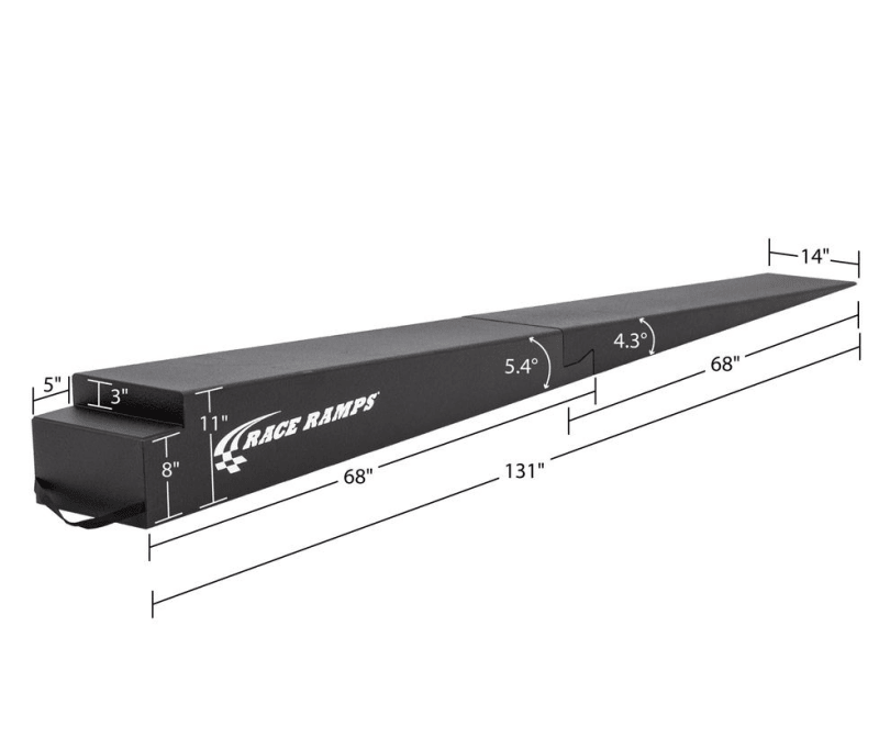 Race Ramps 11in. Two-Piece Trailer Ramps - 5.4 Degree Approach Angle - BLOX Racing