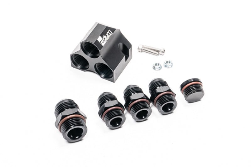 Radium Engineering Distribution Block 12 - 10 - 10 - 10 With Fittings - BLOX Racing