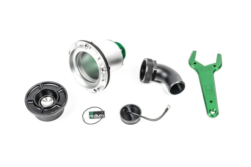Radium Engineering Remote Mount SVF Swing Valve Filler 1.5in Elbow - BLOX Racing