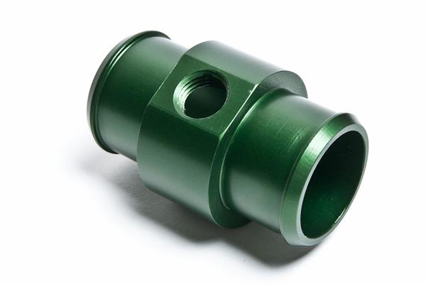 Radium Engineering Universal Hose Barb Adapter For 1-1/4in ID Hose ( w/ 1/4NPT Port) - Green - BLOX Racing