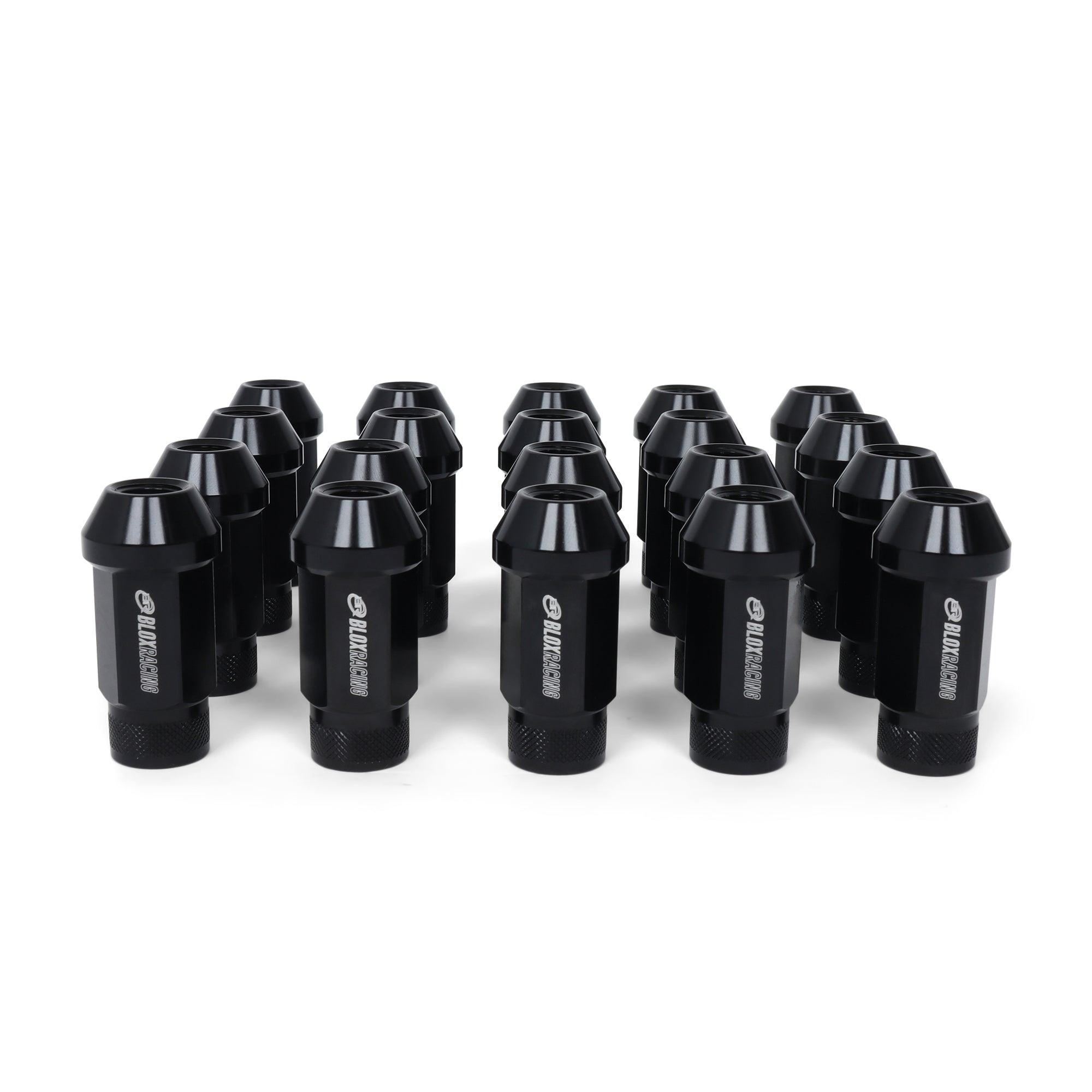 Black Blox Forged Aluminium Tuner Lug Nuts – M12x1.25 52mm For Nissan