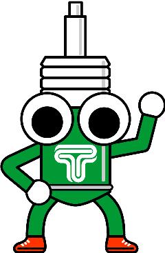 Tein Damper Keychain - Green/Black - BLOX Racing