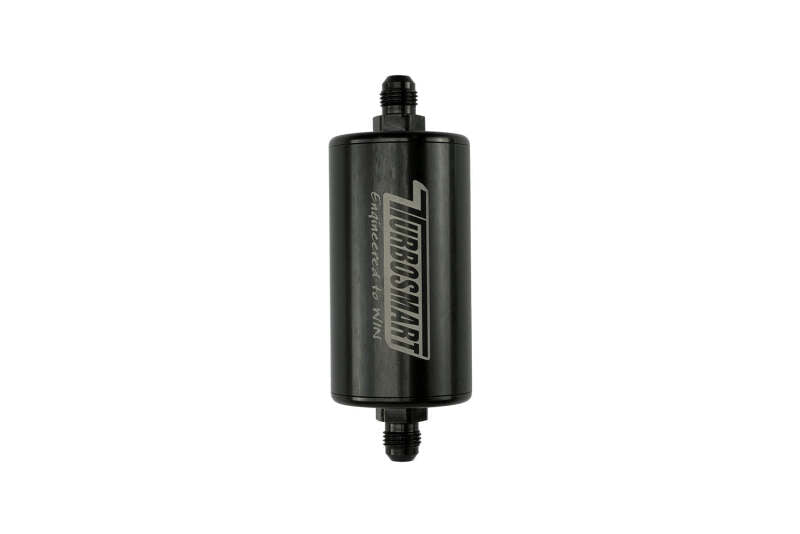 Turbosmart 10um 6AN Inline Fuel Filter - Black - BLOX Racing