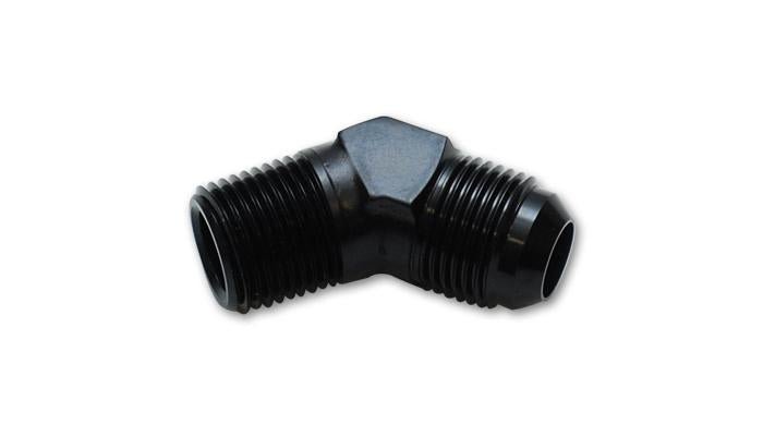 Vibrant -10AN to 1/2in NPT Female Swivel 90 Degree Adapter Fitting - BLOX Racing