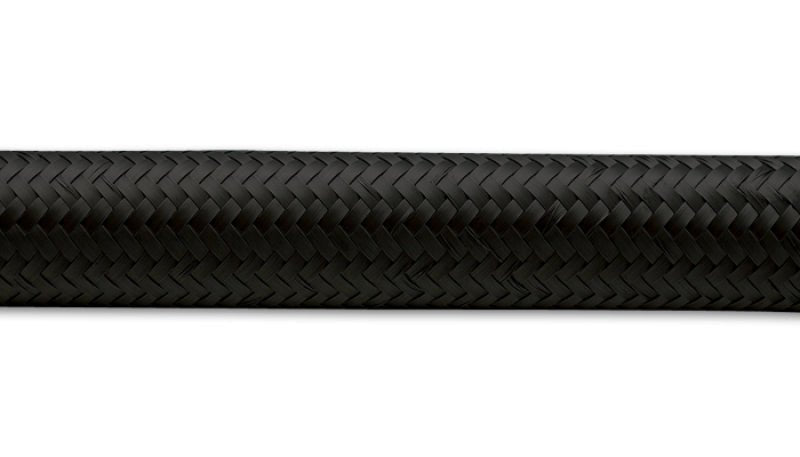 Vibrant - 12 AN Black Nylon Braided Flex Hose (2 foot roll) - BLOX Racing