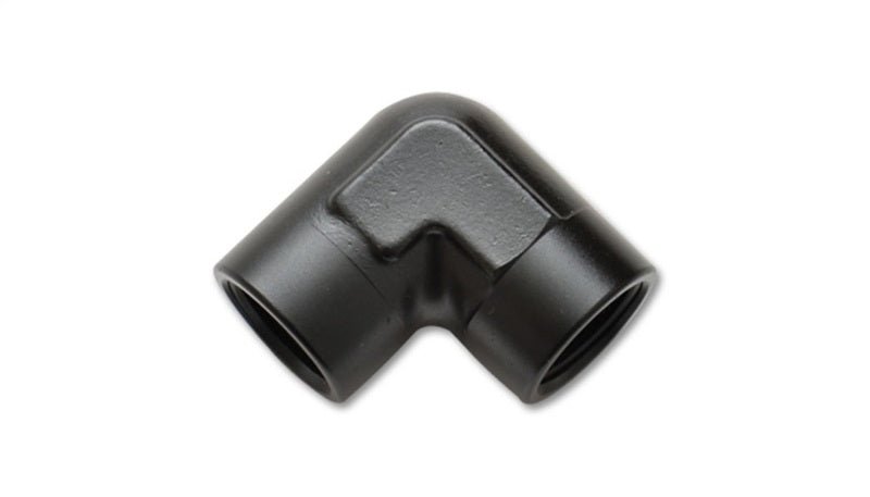 Vibrant 1/2in NPT 90 Degree Female Pipe Coupler Fitting - BLOX Racing