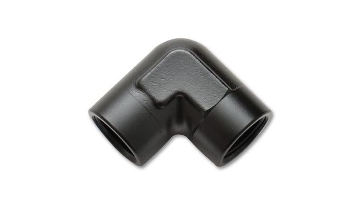 Vibrant 1/2in NPT 90 Degree Female Pipe Coupler Fitting - BLOX Racing