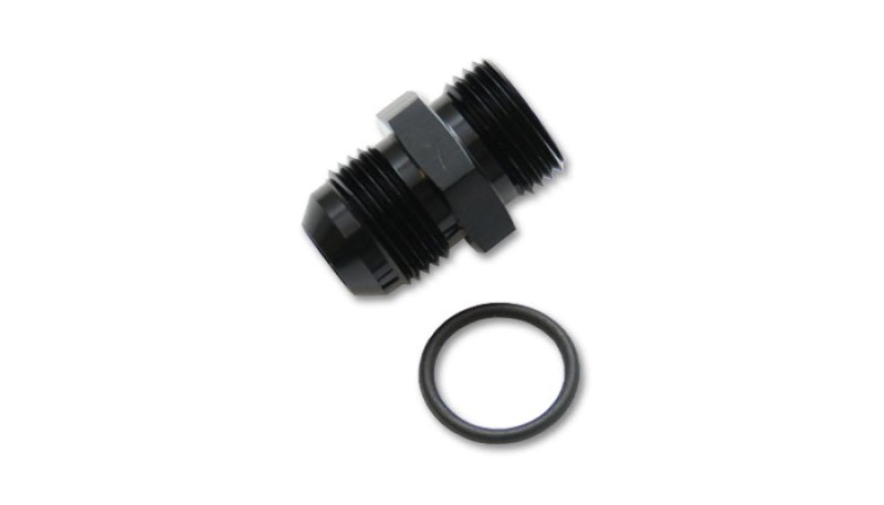 Vibrant - 16AN Flare to AN Straight Cut Thread (1 - 1/6 - 12) w/ O - Ring Adapter Fitting - BLOX Racing