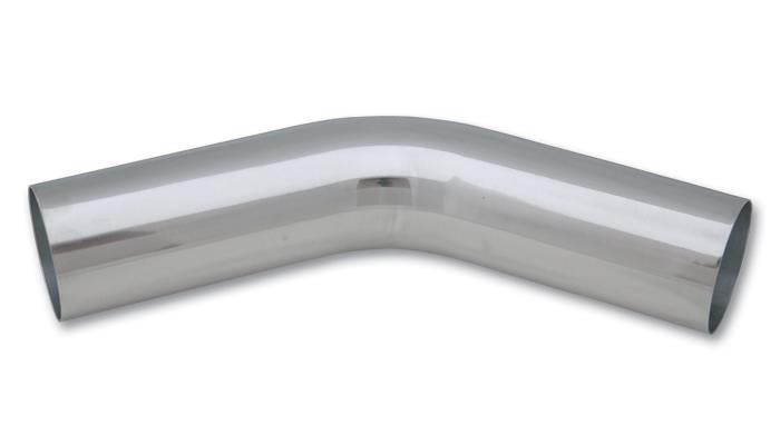 Vibrant 1.75in O.D. Universal Aluminum Tubing (45 degree bend) - Polished - BLOX Racing