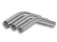 Vibrant 1.75in O.D. Universal Aluminum Tubing (45 degree bend) - Polished - BLOX Racing
