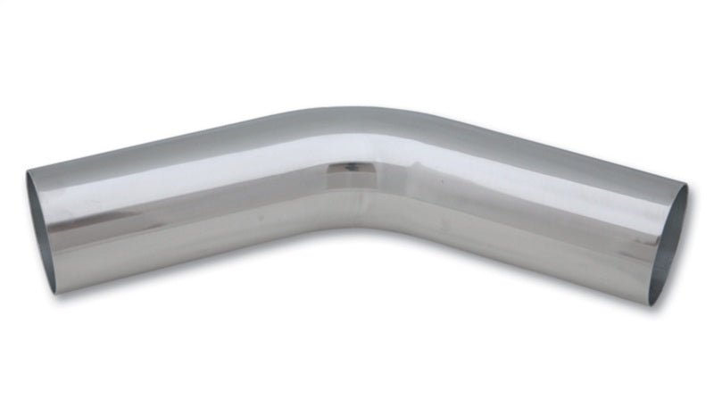 Vibrant 1.75in O.D. Universal Aluminum Tubing (45 degree bend) - Polished - BLOX Racing
