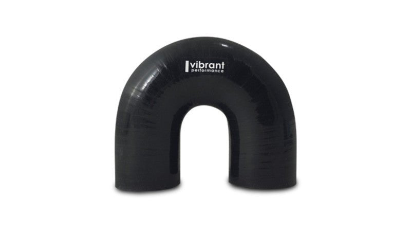 Vibrant 180 Degree Elbow 3.50in ID x 4.75in Leg Length Silicone Hose Coupler - BLOX Racing