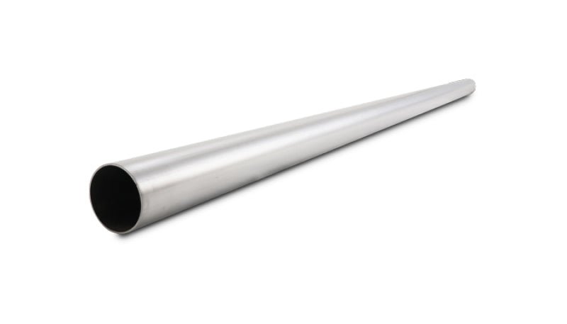 Vibrant 1.875in OD 304 Stainless Steel Brushed Straight Tubing - BLOX Racing