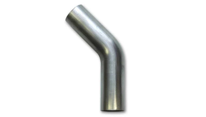 Vibrant 1in OD T304 SS 45 Deg Mandrel Bend 5in Leg Length (2in Centerline Radius) - BLOX Racing
