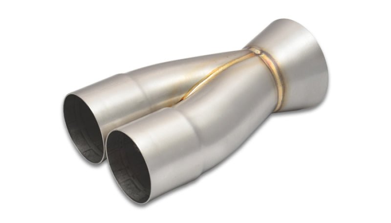 Vibrant 2 - 1 SS Merge Collectors (2 - 1/2in Inlet Slipover ID 3 - 1/2in Outlet OD) - Sold Individually - BLOX Racing