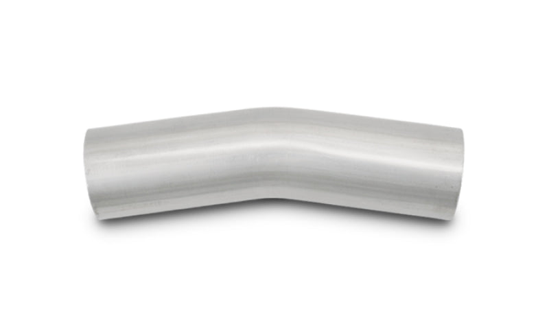 Vibrant 2.25in O.D. T304 SS 15 deg Mandrel Bend 5in x 5in leg lengths (3.375in Centerline Radius) - BLOX Racing