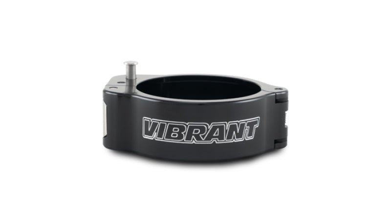 Vibrant 2in O.D. Aluminized HD 2.0 Clamp - Anodized Black (Clamp Only) - BLOX Racing