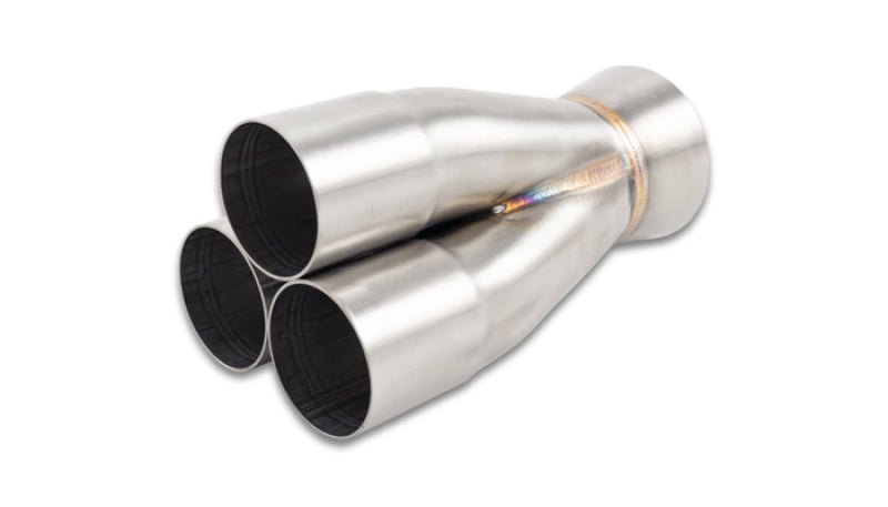 Vibrant 3 - 1 Merge Collector 2.00in Inlet ID 2.50in Merge OD 3.00in Outlet OD - BLOX Racing