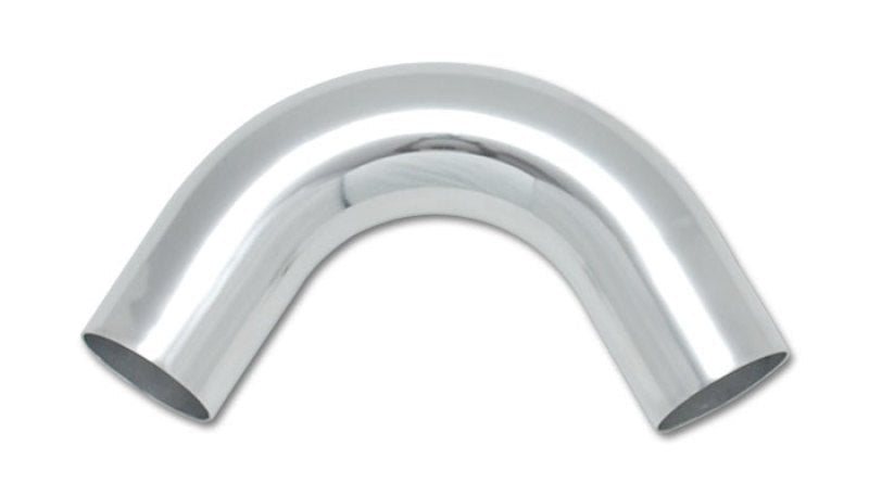 Vibrant 3.5in O.D. Universal Aluminum Tubing (120 degree Bend) - Polished - BLOX Racing