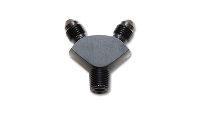 Vibrant - 3AN x - 3AN x 1/8in NPT Y - Adapter Fitting - Aluminum - BLOX Racing