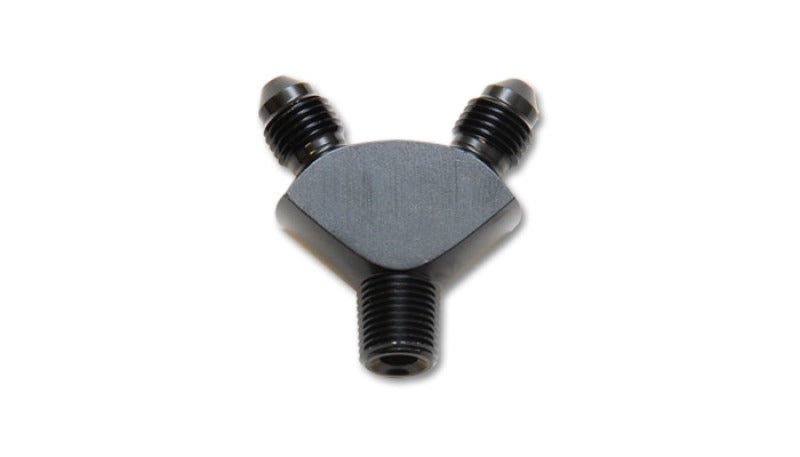 Vibrant - 3AN x - 3AN x 1/8in NPT Y - Adapter Fitting - Aluminum - BLOX Racing