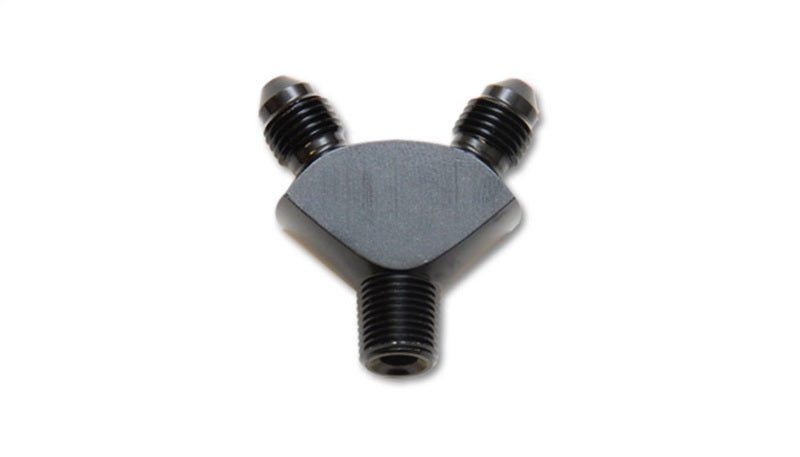 Vibrant - 3AN x - 3AN x 1/8in NPT Y - Adapter Fitting - Aluminum - BLOX Racing