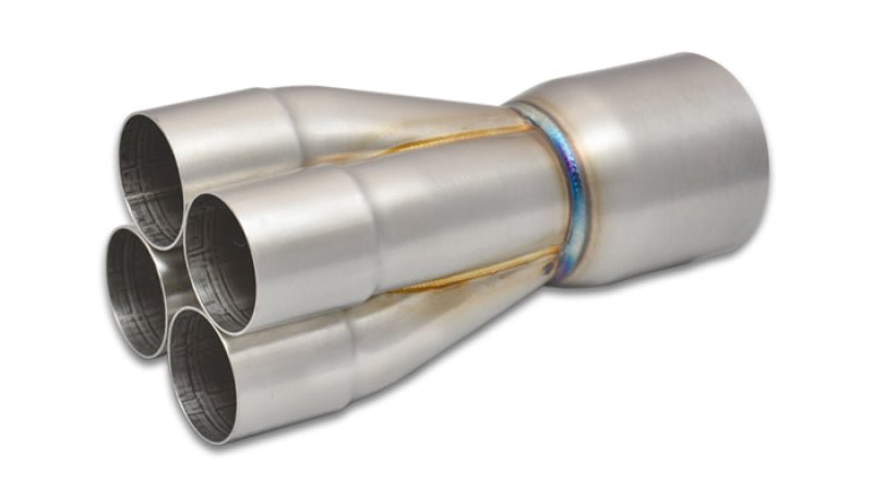 Vibrant 4 - 1 SS Merge Collectors (2in Inlet Slipover ID 3in Merge Outlet OD) - Sold Individually - BLOX Racing