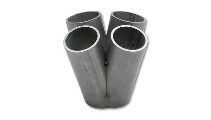 Vibrant 4 into 1 SS Turbo Manifold Merge Collector for T4 Divided Flange (48mm Pipe OD 4.5in tall) - BLOX Racing